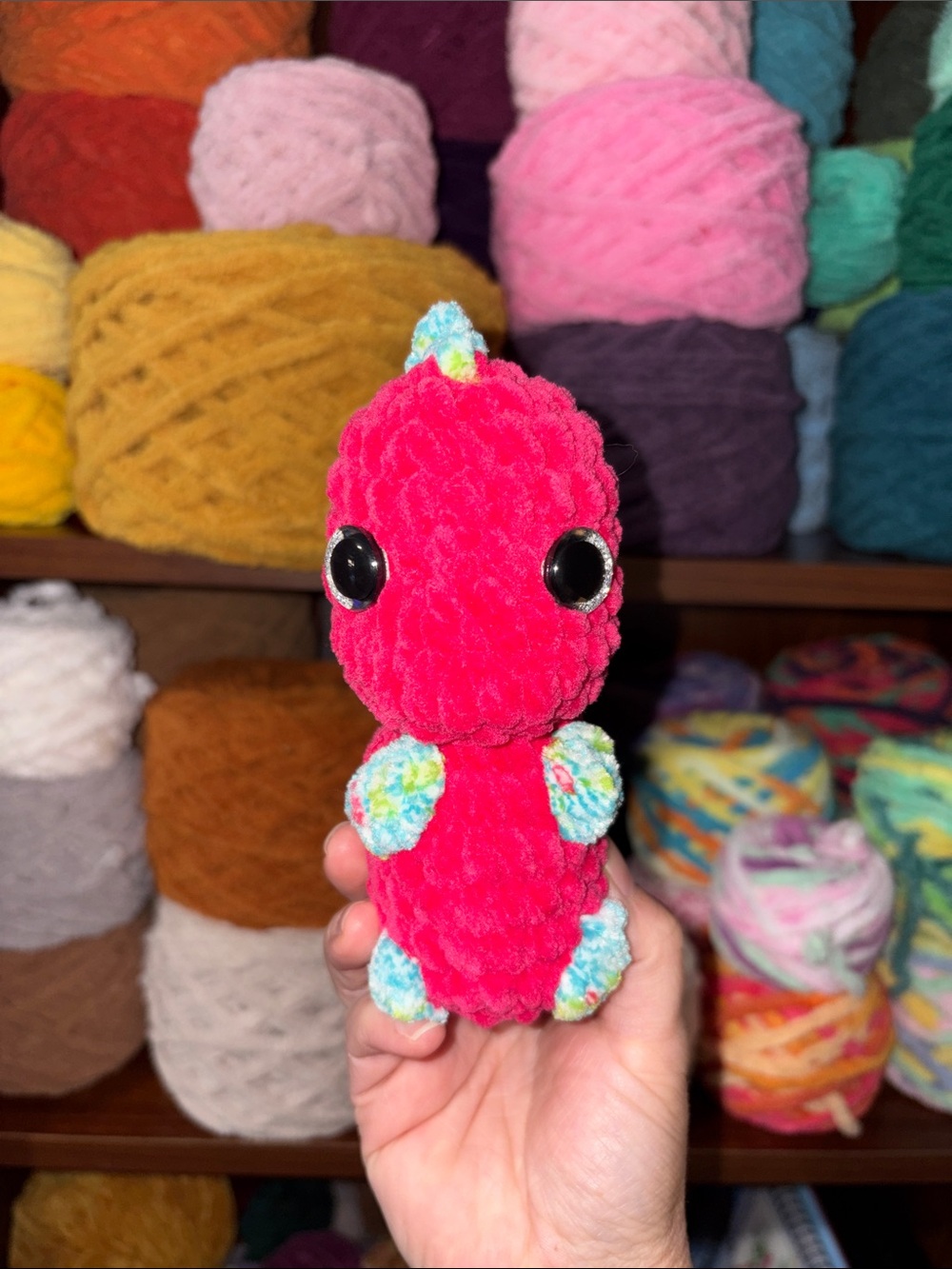 Handmade Crochet Mini Dino